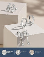 Earrings Set for Multiple Piercing Dainty 3 Pairs