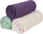 3 Pieces Soft Cotton Linen Shawl Wrap