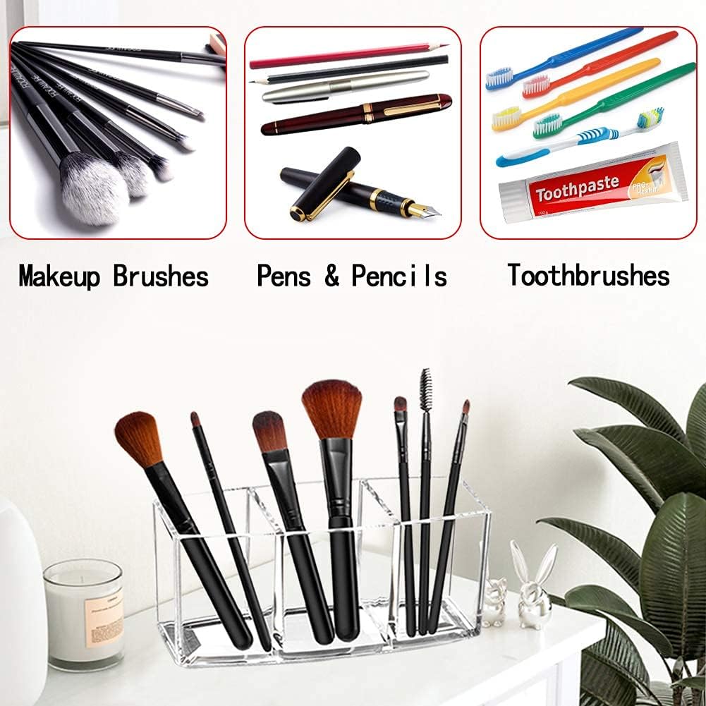 Acrylic Makeup Brush Holder Organizer