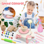 Pottery Wheel for Kids Beginners with Light