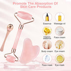 Facial Massage Roller Set 3 Pcs