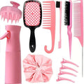 12-Piece Pink Hair Styling Set 