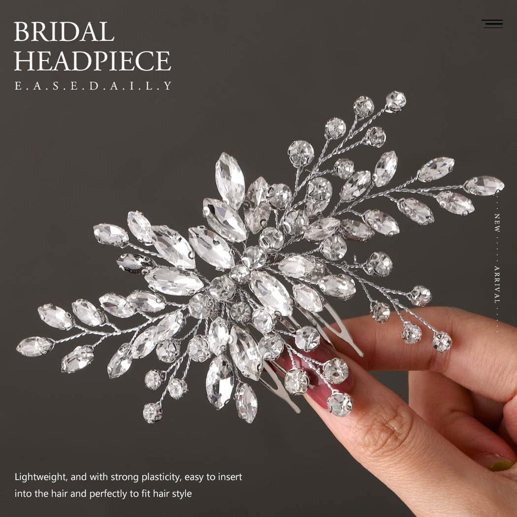 Elegant Rhinestone Bridal Hair Comb