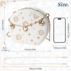 Round Crossbody Bag for Women
