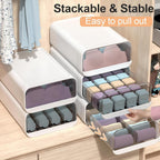 Socks & Underwear Drawer Organizer Dividers
