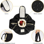 Large Barrel Drawstring Cosmetic Bag