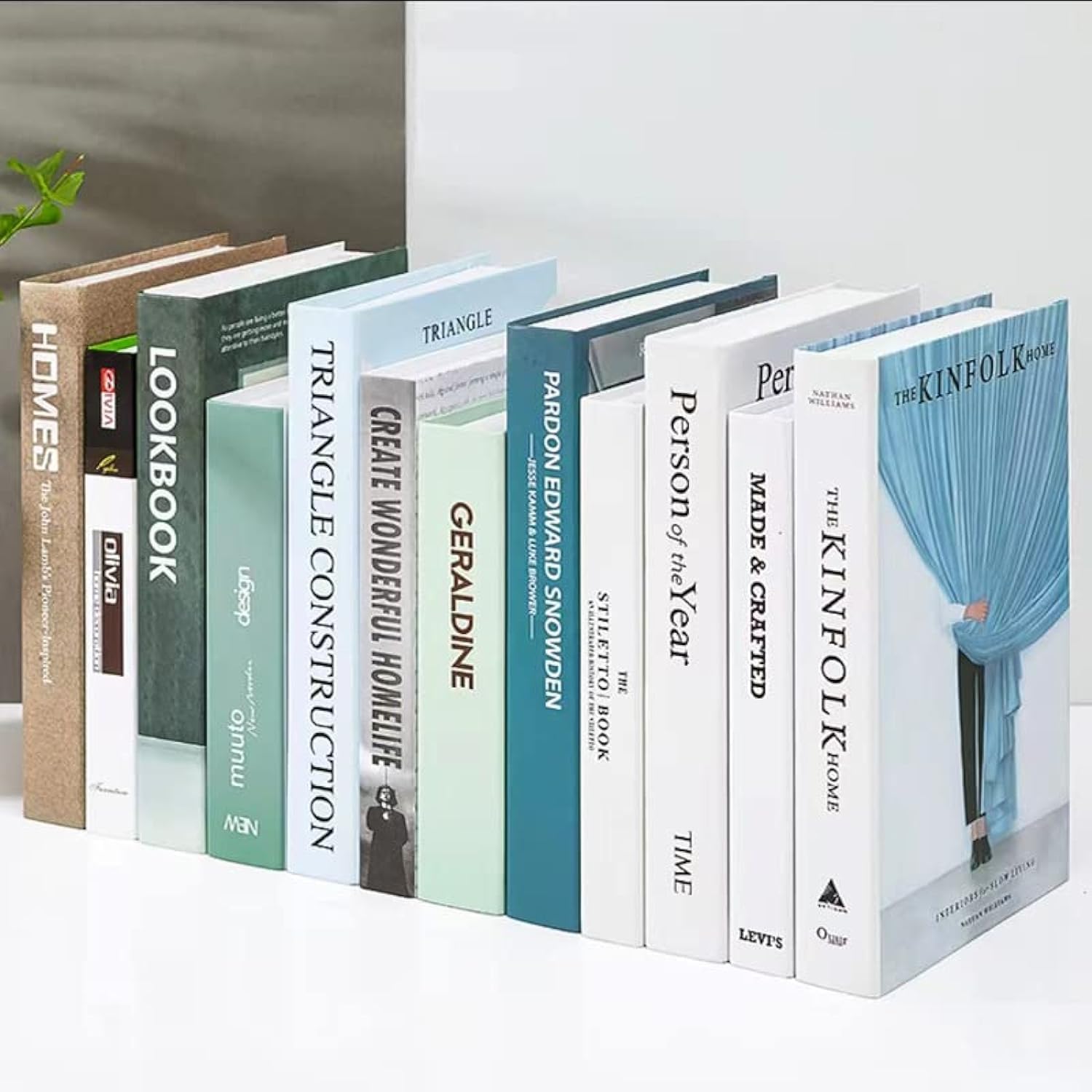 12 Pcs Decorative Books for Home