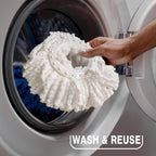 Spin Mop & Bucket Set System – Hands-Free Drying System with Stainless Steel Handle