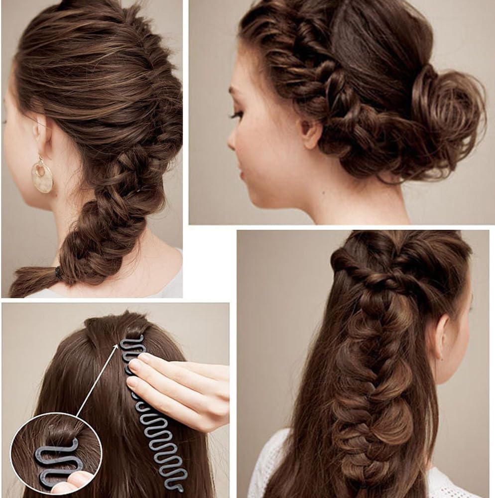 Hair Braiding Tool Roller 3 Pcs