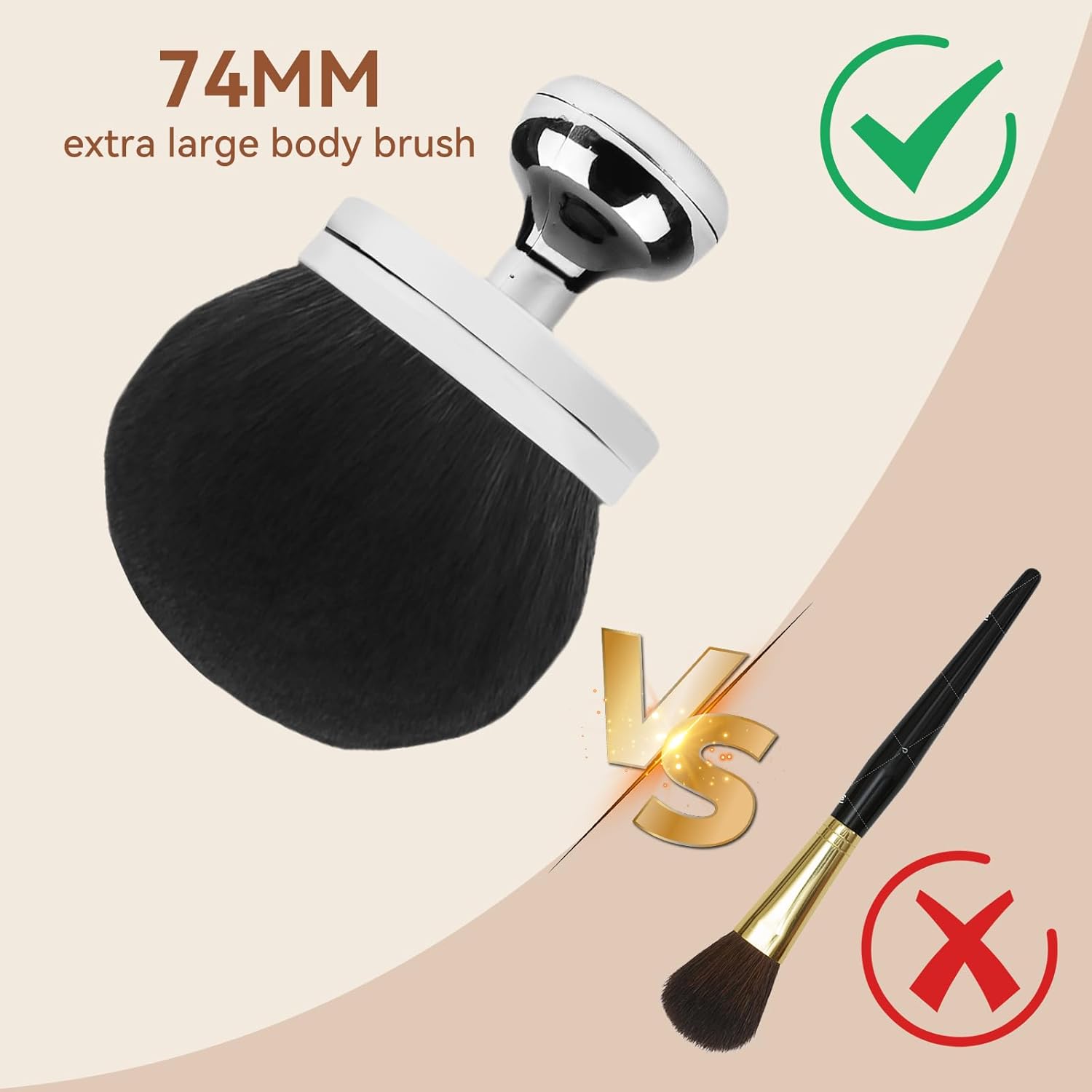 Extra Large Body Makeup Brush for Self Tanner