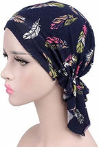 Printed Chemo Beanie Headwear Scarf for Hair