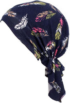 Printed Chemo Beanie Headwear Scarf for Hair