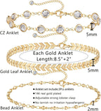 Gold Plated Stainless Steel Adjustable Foot Jewelry
