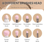 8-in-1 Travel Makeup Brush Set