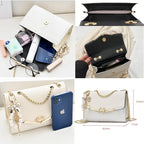 Small Leather Crossbody Bag for Women