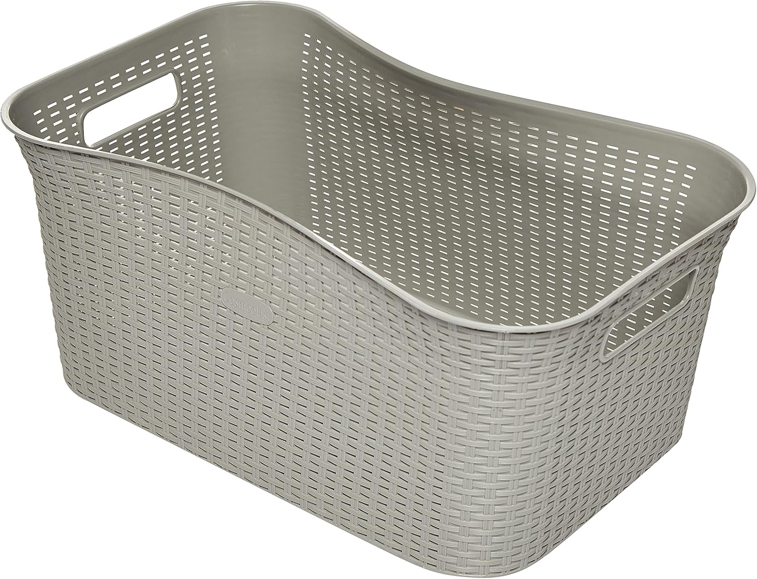 Cosmoplast 50L Laundry Basket Grey