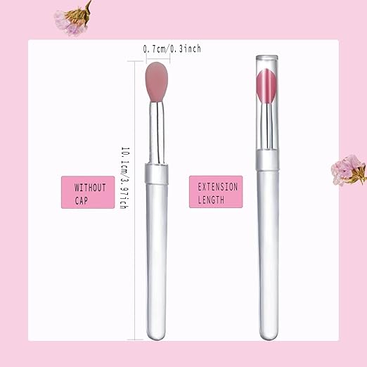 Retractable Lip Gloss Balm Applicator 3-Pack