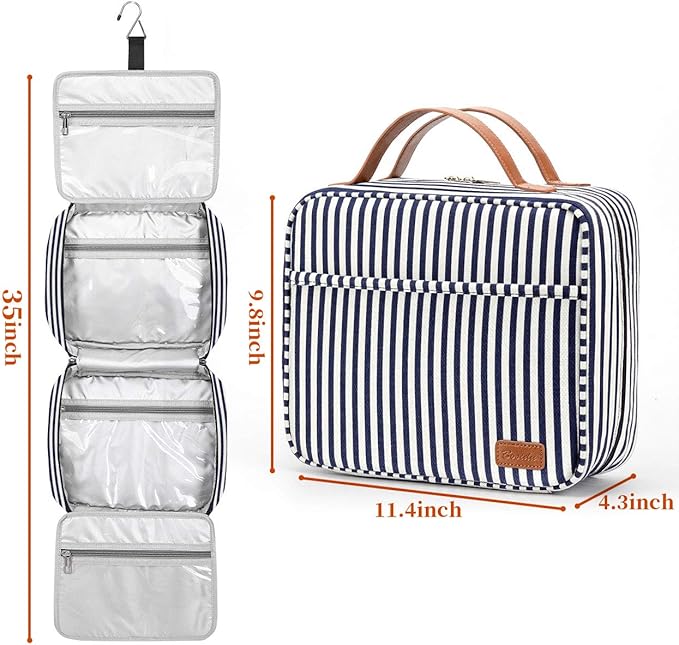 Hanging Cosmetic Toiletry Bag for Travel