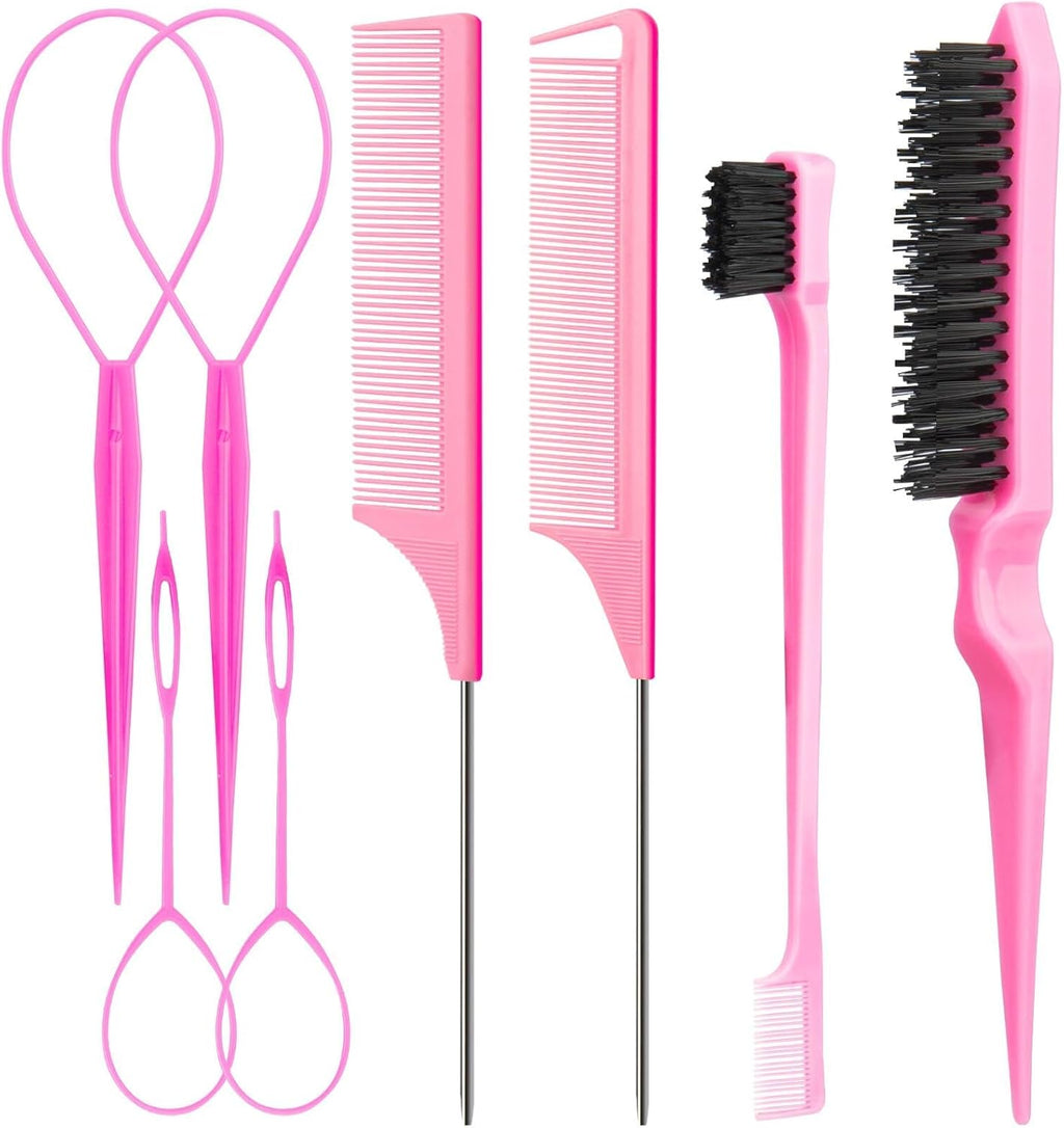 Hair Styling Combs Set 8 Pcs