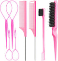 Hair Styling Combs Set 8 Pcs