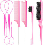 Hair Styling Combs Set 8 Pcs