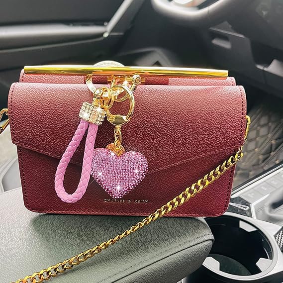 Crystal Car Keychain for Women