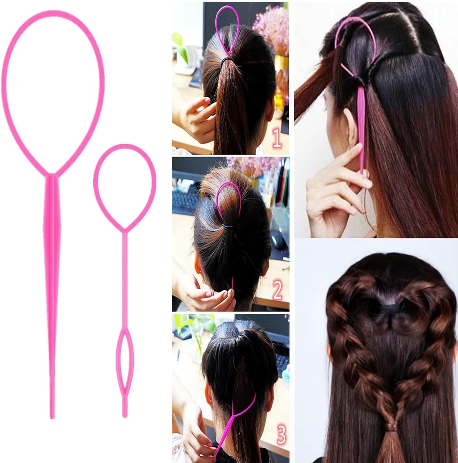 Hair Styling Combs Set 8 Pcs