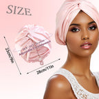 Adjustable Silk Satin Hair Bonnet for Sleeping