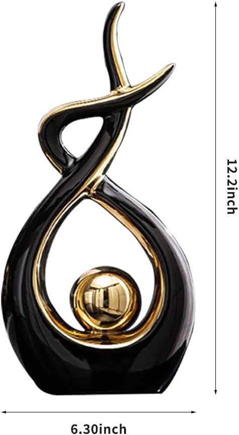 Abstract Ceramic Table Decor Statue