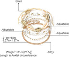 Handmade Boho Shell Anklet for Women