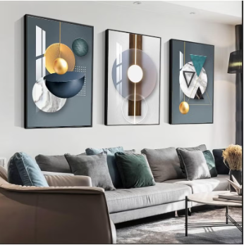 3 Piece Abstract Canvas Wall Art Set