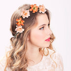 Multicolour Flower Crown Headbands 5 Pcs