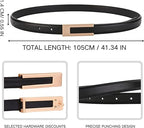 Women's Classic Leather Belts 3 Pcs