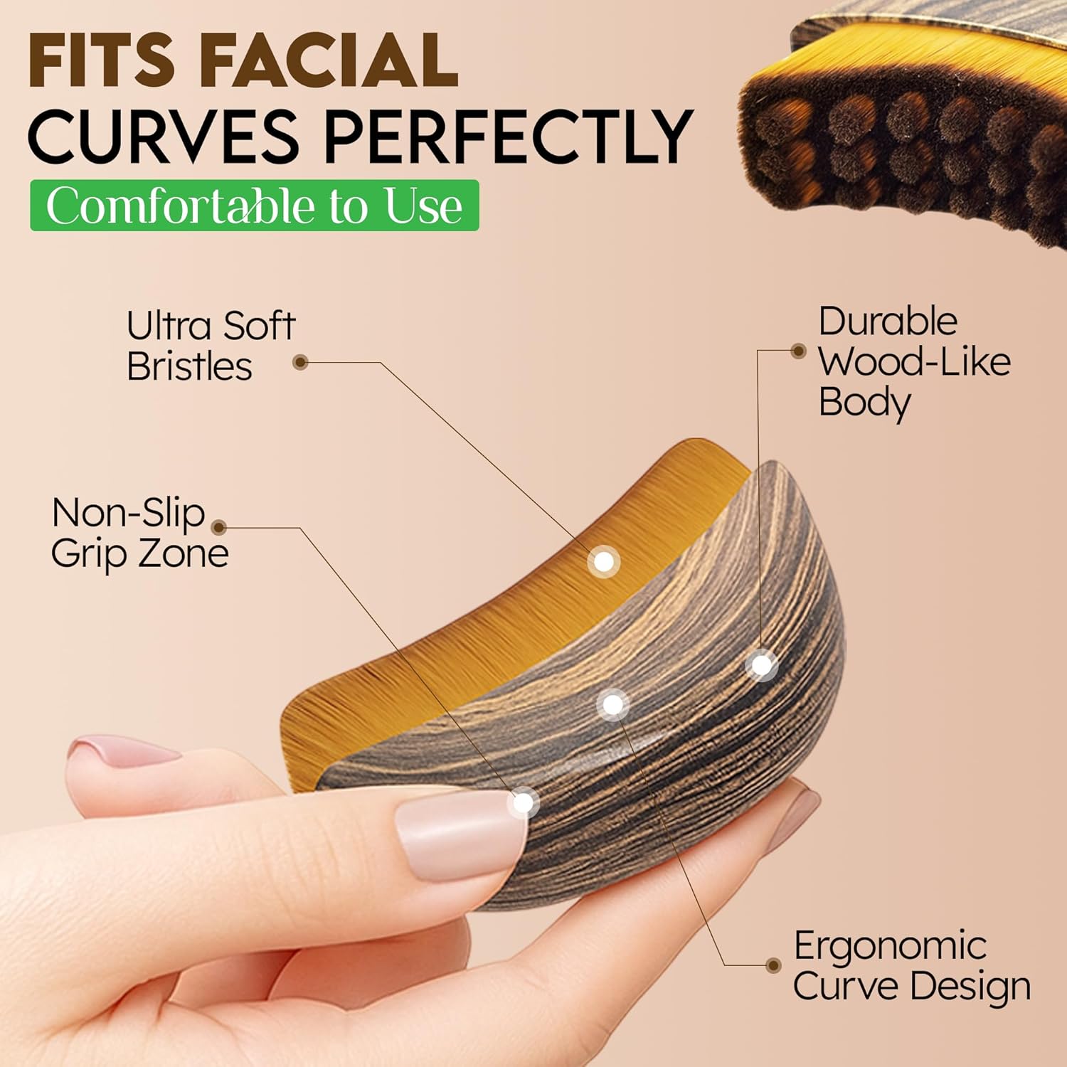 Facial Dry Brushing Massager