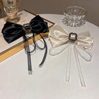 Large Bow Hair Clip Rhinestone Hair Barrette