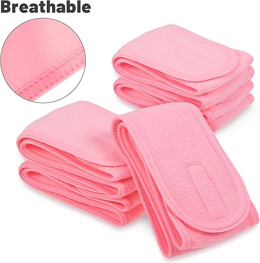 Stretch Terry Cloth Makeup Hair Bands for Women