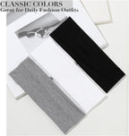 Wide Black Headbands for Women & Men