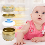 Body Powder Case with Puff Container