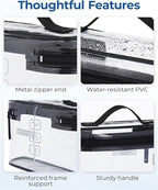 Clear Approved Toiletry Bags Set 2 Pcs