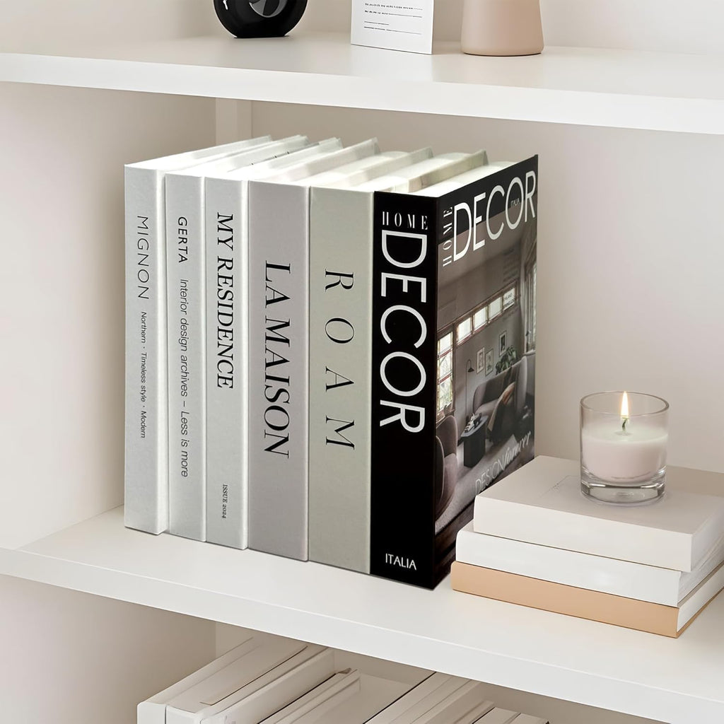 Designer Decorative Book Set (6 Pcs)