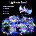 LED Flower Crown Hair Band Pack of 10