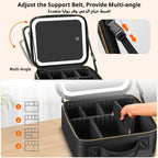 Makeup Bag with LED Mirror
