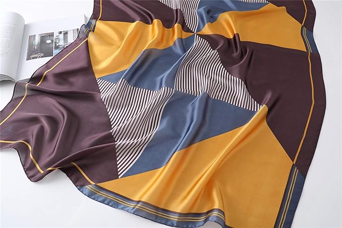 Lightweight Fashion Silk Scarf for Women