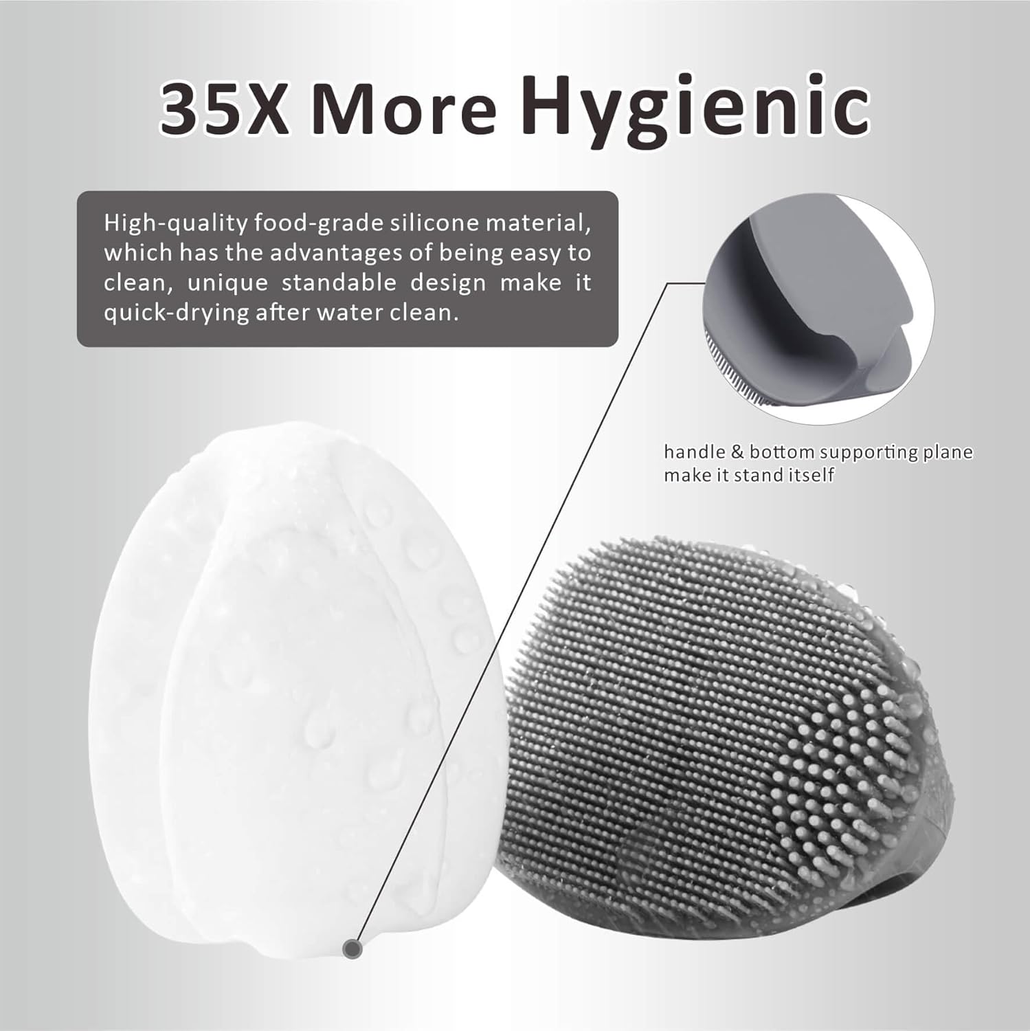 Manual Silicone Face Scrubber