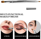 Double-Ended Retractable Lip Makeup Brush