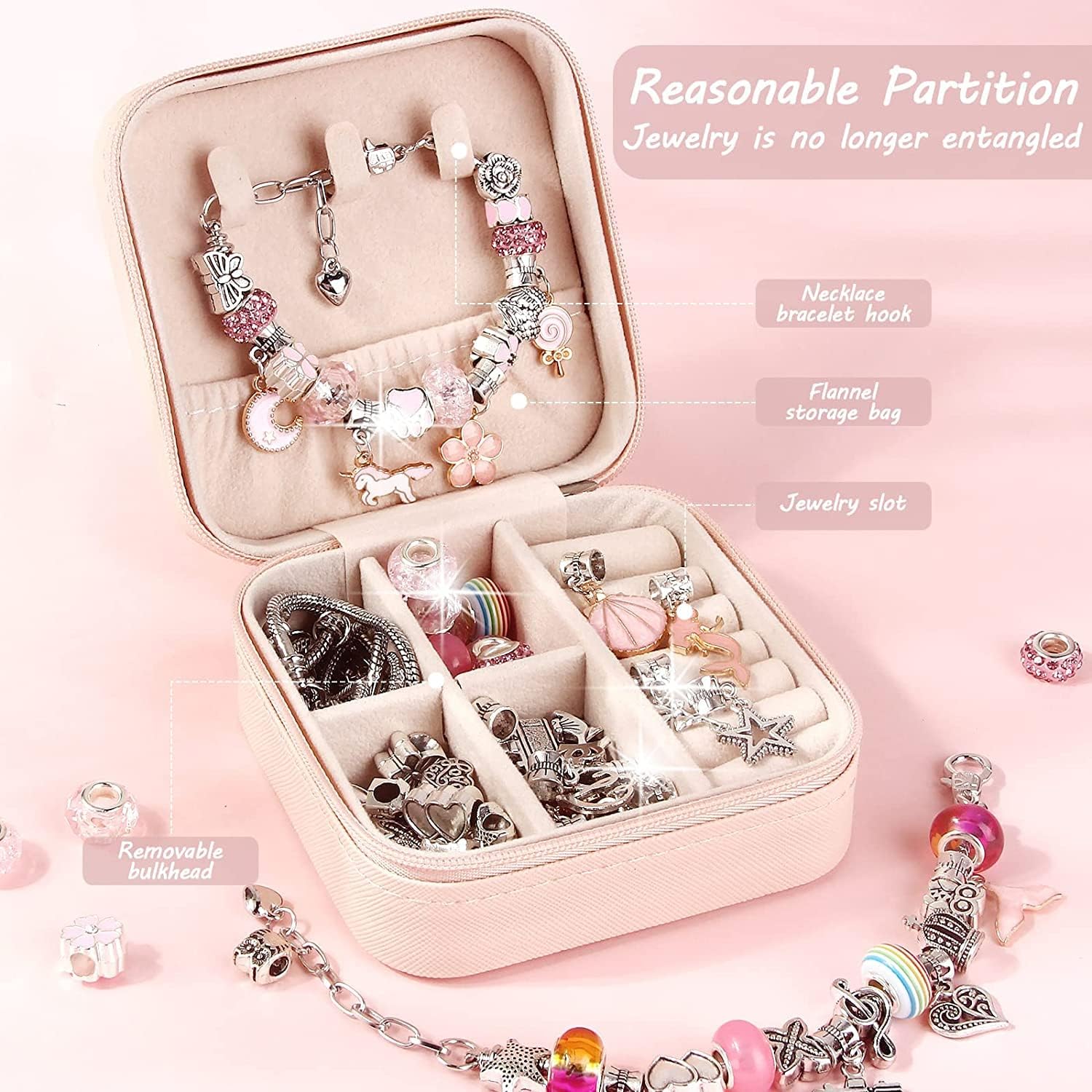 Charm Bracelet Making Kit for Girls