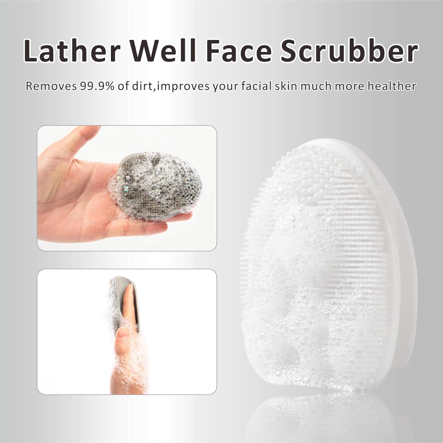Manual Silicone Face Scrubber