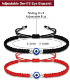Evil Eye Bracelets 2 Pieces