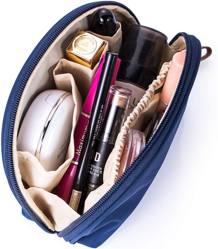Half Moon Makeup Bag for Women