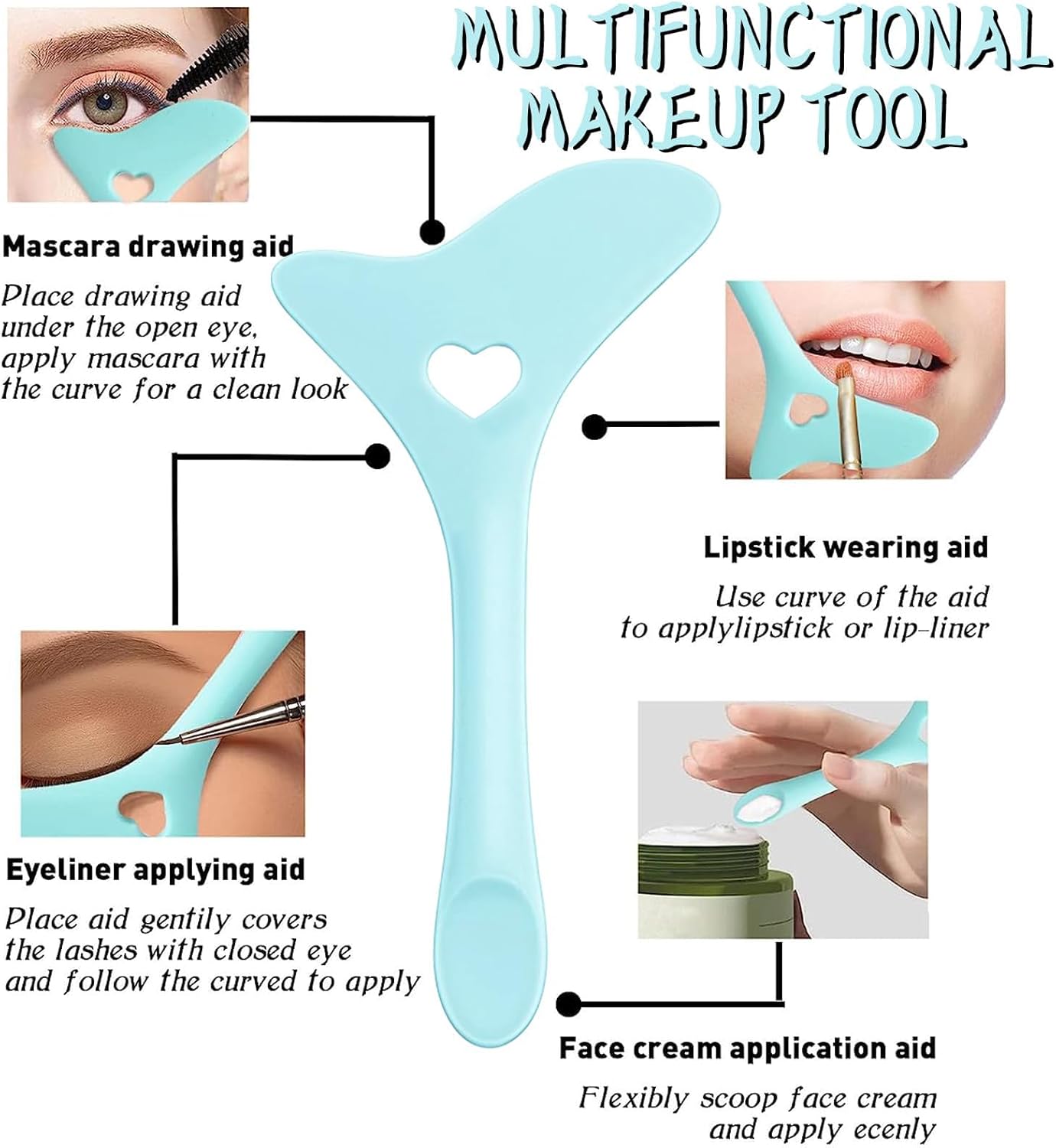 Eyeliner Stencils Tool Kit 4Pcs
